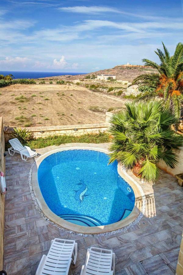 Għarb Il-Veduta Holiday Farmhouse With Sunny Private Pool In Island Of Gozo מראה חיצוני תמונה